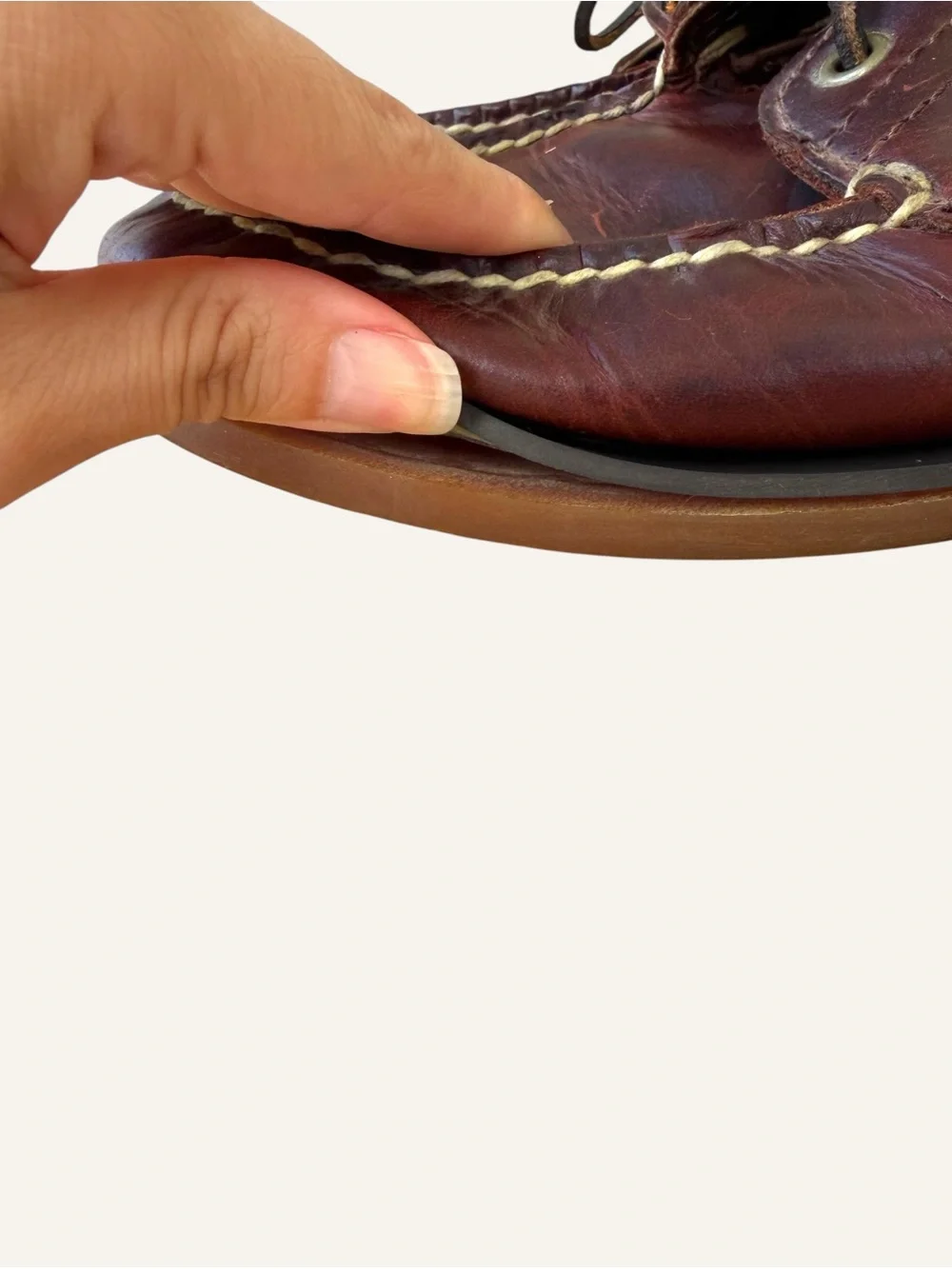 Vintage Timberland - Men’s Classic Leather 2 Eye Boat Shoes in Brown Size 11 M